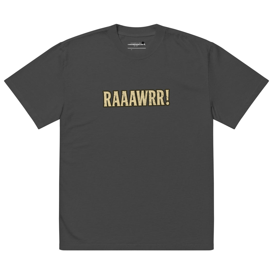 Leo Roar Basement Yard Oversized Tee