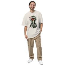 Load image into Gallery viewer, Freedom Lives – Oversized Pro-Palestine Graphic Tee
