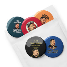 Load image into Gallery viewer, Tonka Jahari Pin Button Set of 5 | Impractical Jokers Meme Pins
