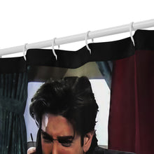 Load image into Gallery viewer, Close-up of a person with dark hair and a white headband, wearing a black outfit.
