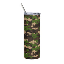 Load image into Gallery viewer, Best Dad Ever American Camo Father&#39;s Gift Stainless steel tumbler
