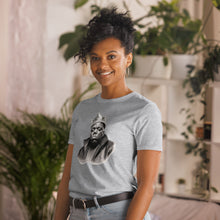 Load image into Gallery viewer, Legends of Hip Hop Biggie Smalls T-Shirt | Unisex Notorious BIG Tee Sport Gray on a female model
