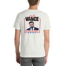 Load image into Gallery viewer, &quot;I Don’t Really Care, Margaret” Viral Quote T-Shirt - Trump Vance Design [Ash - Back of Tee]
