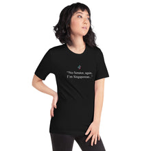 Load image into Gallery viewer, ‘No, Senator, Again, I’m Singaporean.’ Bold Statement Tee – 100% Cotton
