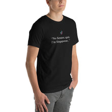 Load image into Gallery viewer, ‘No, Senator, Again, I’m Singaporean.’ Bold Statement Tee – 100% Cotton
