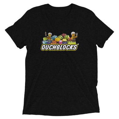 Exclusive OuchBlocks Tee – A Nostalgic Tribute to Classic Building Blocks for Ultimate Fans & Builders! Tee Front 