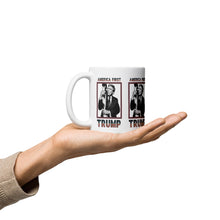 Load image into Gallery viewer, Trump America First Ceramic Mug – Sturdy &amp; Dishwasher Safe
