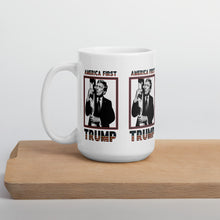 Load image into Gallery viewer, Trump America First Ceramic Mug – Sturdy &amp; Dishwasher Safe
