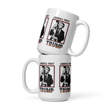 Load image into Gallery viewer, Trump America First Ceramic Mug – Sturdy &amp; Dishwasher Safe
