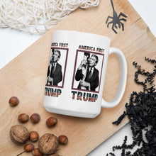 Load image into Gallery viewer, Trump America First Ceramic Mug – Sturdy &amp; Dishwasher Safe
