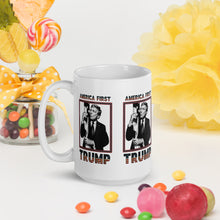 Load image into Gallery viewer, Trump America First Ceramic Mug – Sturdy &amp; Dishwasher Safe
