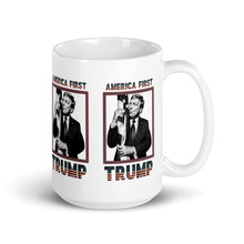 Load image into Gallery viewer, Trump America First Ceramic Mug – Sturdy &amp; Dishwasher Safe
