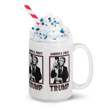 Load image into Gallery viewer, Trump America First Ceramic Mug – Sturdy &amp; Dishwasher Safe
