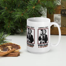 Load image into Gallery viewer, Trump America First Ceramic Mug – Sturdy &amp; Dishwasher Safe
