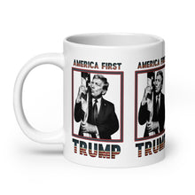 Load image into Gallery viewer, Trump America First Ceramic Mug – Sturdy &amp; Dishwasher Safe
