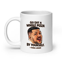 Load image into Gallery viewer, Go Eat a Whole Pizza Tonka Jahari Mug | Impractical Jokers

