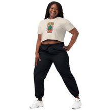 Load image into Gallery viewer, You Had Me At Aloe Crop Top for Plant Lovers – Soft Cotton Tee
