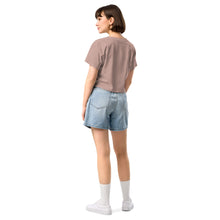 Load image into Gallery viewer, You Had Me At Aloe Crop Top for Plant Lovers – Soft Cotton Tee
