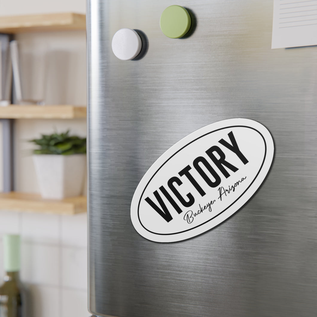 The Classic Oval Victory Magnet for fans and residents of Victory in Verrado