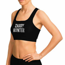 Load image into Gallery viewer,    zaddy-hunter-sports-bra-woman-side
