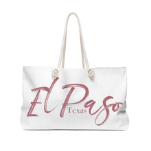 Load image into Gallery viewer, The Elegantly Rose Gold El Paso Texas Weekender Tote
