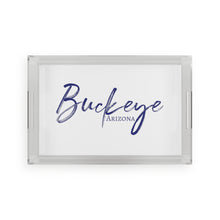 Load image into Gallery viewer, The Elegantly Bold Buckeye Acrylic Serving Tray
