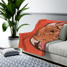 Load image into Gallery viewer, #MothersLove Lioness Velveteen Plush Blanket

