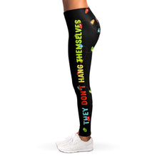 Load image into Gallery viewer, &quot;Christmas Lights Are Like Epstein&quot; Leggings UCS By V-Town Designs
