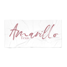 Load image into Gallery viewer, The Elegantly Rose Gold Amarillo, TX Towel (2021)
