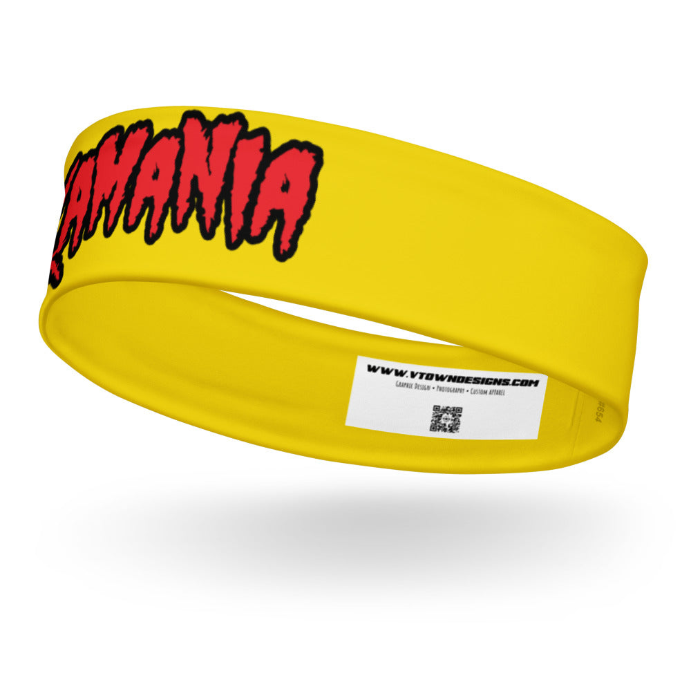 Hulkamania Headband for Wrestle Mania Hulk Hogan Fans of Retro 80s Gifts