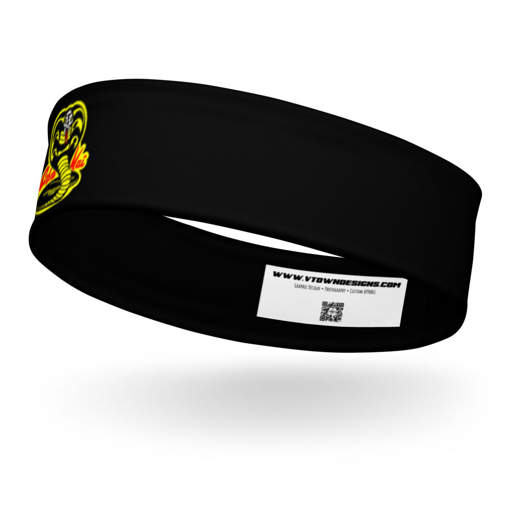 Cobra Kai Headband for fans of The Karate Kid and 80s Gifts