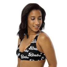Load image into Gallery viewer, CJ Limited Edition Retro &quot;Babe&quot;Recycled padded bikini top
