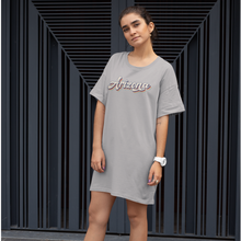 Load image into Gallery viewer, arizona-t-shirt-dress-heather-gray

