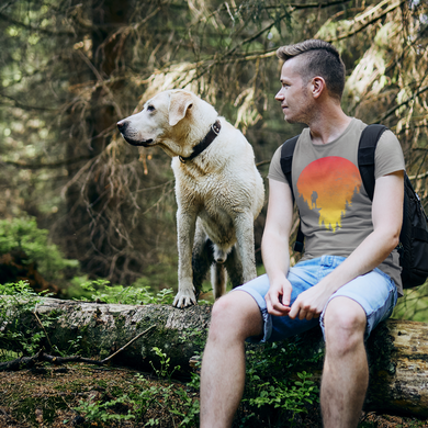 hiking-sun-t-shirt-outdoors-man-and-his-dog