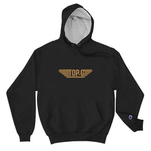 Load image into Gallery viewer, Embroidered &quot;Top G&quot; Gold Champion Hoodie
