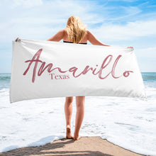 Load image into Gallery viewer, The Elegantly Rose Gold Amarillo, TX Towel (2021)

