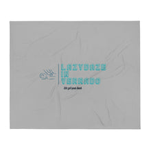 Load image into Gallery viewer, LazyDaze (Color Logo) Throw Blanket
