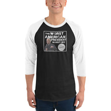 Load image into Gallery viewer, &quot;Winner&quot; #iykyk 3/4 sleeve raglan shirt (White Lettering)

