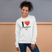 Load image into Gallery viewer, I Heart Buckeye - Unisex Sweatshirt
