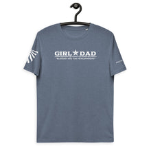 Load image into Gallery viewer, girl-dad-blessed-are-the-peacemakers-vtown-designs-dad-and-daughter-hanger-dark-heather-gray
