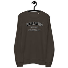 Load image into Gallery viewer, verrado-varsity-sweatshirt-label-charcoal-gray
