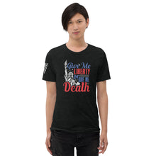 Load image into Gallery viewer, Give Me Liberty (Skull Face) Soft Tee (2022)
