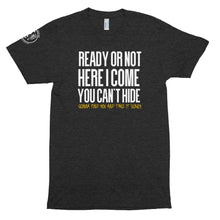 Load image into Gallery viewer, Lyrical Collection - Ready or Not! Unisex Tri-Blend Track Shirt
