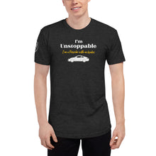 Load image into Gallery viewer, Lyrical Collection - I&#39;m Unstoppable! Unisex Tri-Blend Track Shirt
