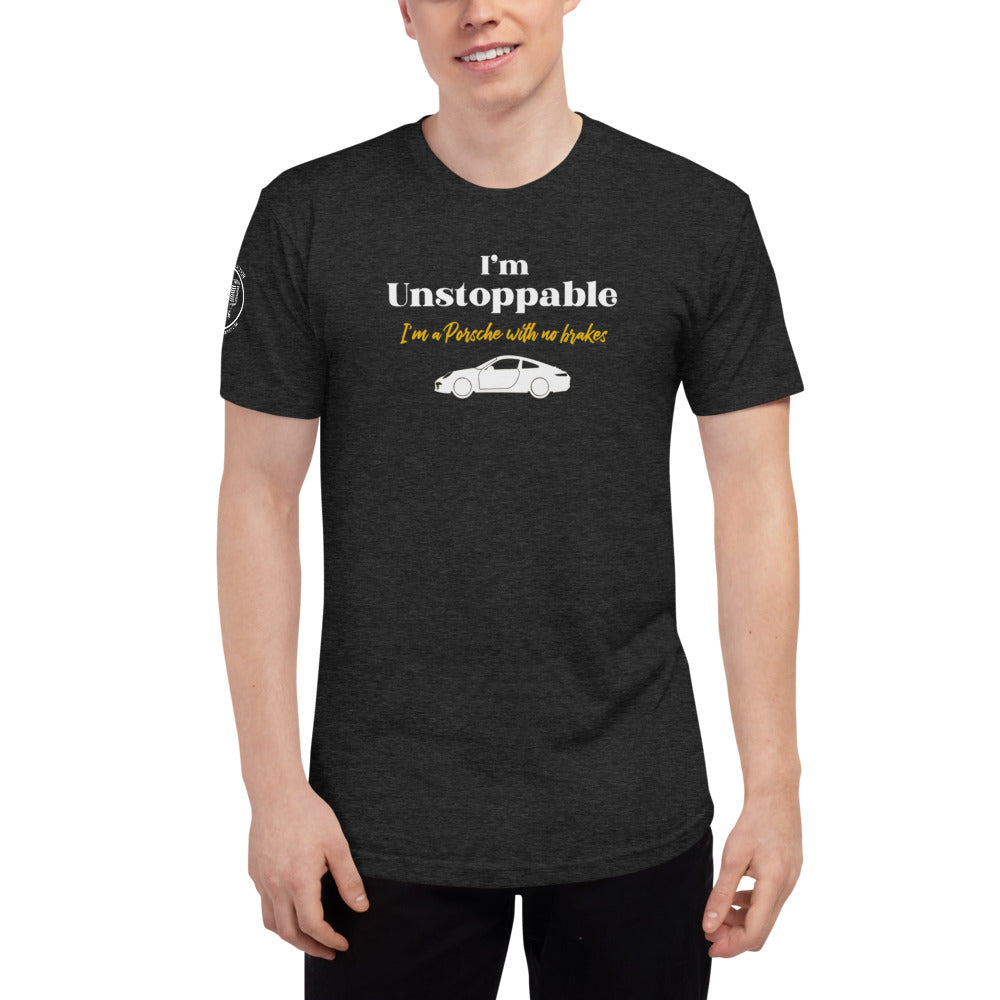 Lyrical Collection - I'm Unstoppable! Unisex Tri-Blend Track Shirt