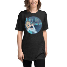 Load image into Gallery viewer, #ThingsWeLove &quot;Let It Grow&quot; Unisex Tri-Blend Track Shirt
