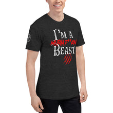 Load image into Gallery viewer, The Lyrical Collection - I&#39;m A Mutha F**kin Beast! - Unisex Tri-Blend Track Shirt
