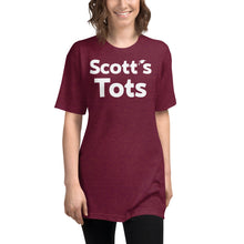 Load image into Gallery viewer, Things We Love &quot;Scott&#39;s Tots&quot; Unisex Tri-Blend Track Shirt
