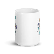 Load image into Gallery viewer, Dad Tattoo Style White glossy mug
